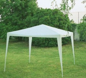 Gazebo 300x300cm Oasi in tubolare acciaio Bianco -2360