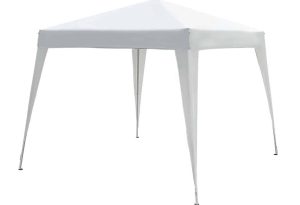 Gazebo 300x300cm Oasi in tubolare acciaio Bianco -0