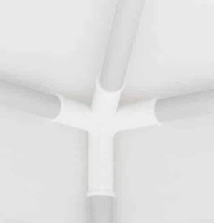Gazebo 300x200cm Oasi in tubolare di acciaio Bianco-2372