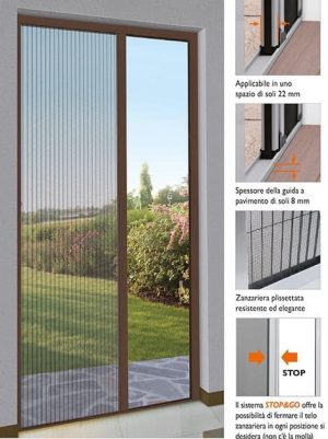 Zanzariera plisse' bianca San Giorgio-3612