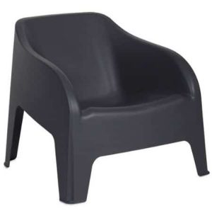 Poltrona da esterno in resina Petra z185 antracite-0