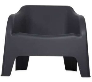 Poltrona da esterno in resina Petra z185 antracite-2334