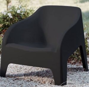 Poltrona da esterno in resina Petra z185 antracite-2337