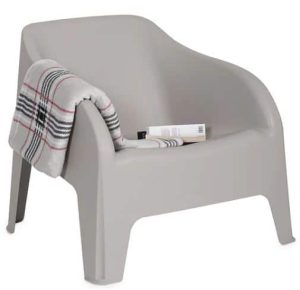 Poltrona da esterno in resina Petra z185 bianca-2331