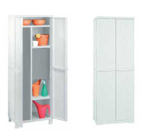 MOBILE ALTO SLIM RATTAN P/SCOPE BIANCO-0