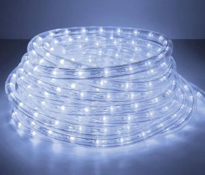 Tubo trasparente luminoso luce bianca 8mt-0