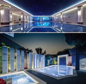 Tubo trasparente luminoso luce bianca 8mt-4175