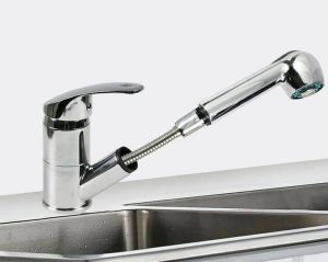 Miscelatore Lavello con doccetta Asia-3655