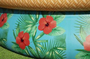 Bestway piscina tonda palms c/anello gonfiabile 457x84 cm-3745