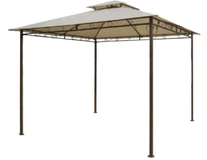 Gazebo acciaio Haiti 300x300 cm -0
