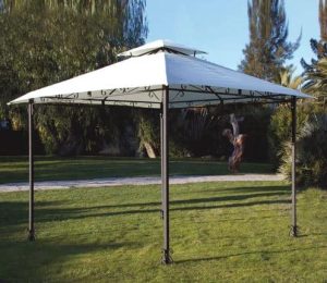 Gazebo acciaio Haiti 300x300 cm -2358