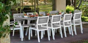 Tavolo da esterno Keter Harmony estensibile antracite-1682