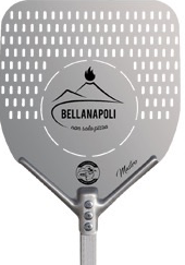 Pala per pizza quadra 33x33 alluminio Bella Napoli-0