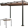 Gazebo acciaio Veranda 300x300cm h 225cm-0