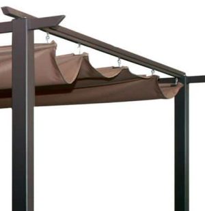 Gazebo acciaio Veranda 300x300cm h 225cm-2357