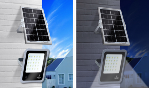 Faro Led da esterno con pannello solare 6500k° 100w-1002