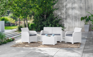 Salotto da giardino Rosalie keter bianco-1068