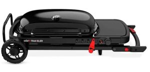 Barbecue a Gas Weber Traveler Stealth Edition 2023-4008