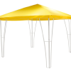Gazebo Sun Flower 3x3 in acciaio telo in poliestere Giallo-0