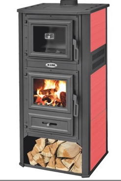 Stufa a legna Kalorosa con forno 13kw-0