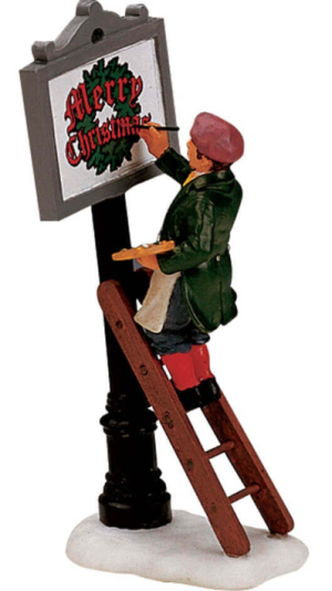 Lemax soggetto pittore di manifesti 12527-0