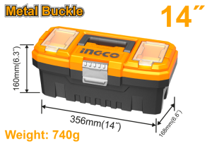 Ingco cassetta attrezzi 14" in plastica-0