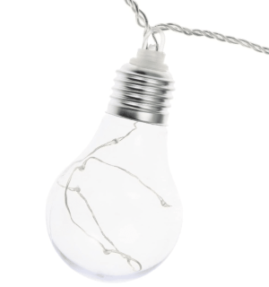 Catena luminosa 10 Lampadine 5 Mt luce calda Lotti 36192 -1421