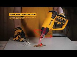 Pistola termica Ingco c/valigetta e accessori-1545