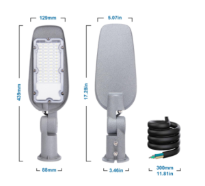 Lampione stradale led 30w 6500°k aigostar-1470