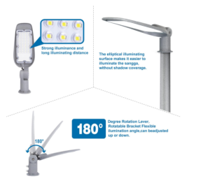 Lampione stradale led 30w 6500°k aigostar-1471