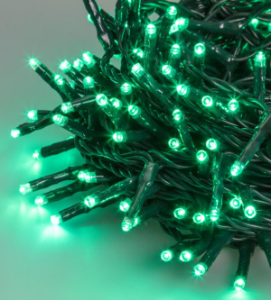 Lucciolone led 50 luci flash verde interno/esterno-1532