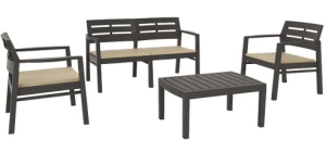 Salotto da giardino in resina Java-1637