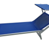 Lettino da giardino Rimini blu-0