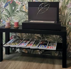 Maya Camino da parete/appoggio nero a bioetanolo gmr 2,47 kw-1828