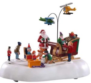 Lemax Paesaggio con Babbo Natale 04723-0