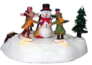 Lemax Pupazzo di neve con bambini 84776-0