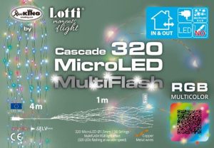 Cascata multicolor 100H con 320 microled Lotti-1836