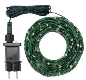 Catena con cavo verde 400 gocce LED MTL 30 m Lotti-1840