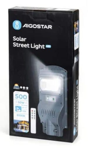 Lampione solare led 50w 6500k° Aigostar-2014