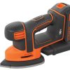Levigatrice Palmare a batteria 18v litio Black & Decker Cds 18-0