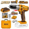 Trapano Avvitatore Ingco a batteria 20v con valigetta e accessori -0