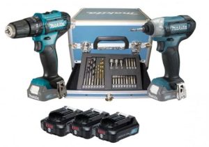 Trapano Avvitatore a Batteria KIT CLX228SAX2 Makita 12v-0
