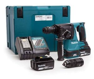 Trapano Tassellatore a batteria Makita DHR243RTJ 18v-0
