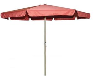 Ombrellone da giardino tondo Salmone D350cm-0