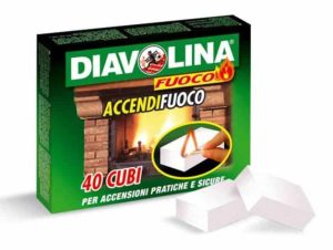 Accendifuoco a cubetti Diavolina 40pz-0