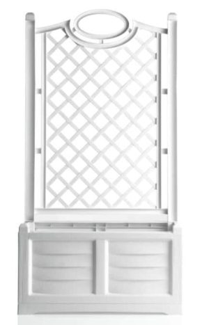 Fioriera con spalliera 