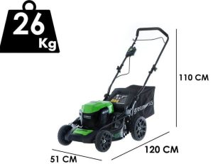 Tosaerba a batteria 48v 4.0 ah Greenworks-2855