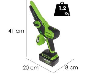 Mini sega da pota a batteria Greenworks 48v 2.0ah-2792