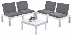 Salotto da esterno Molok Bianco-2984