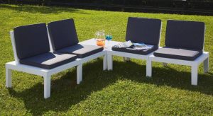 Salotto da esterno Molok Bianco-2986